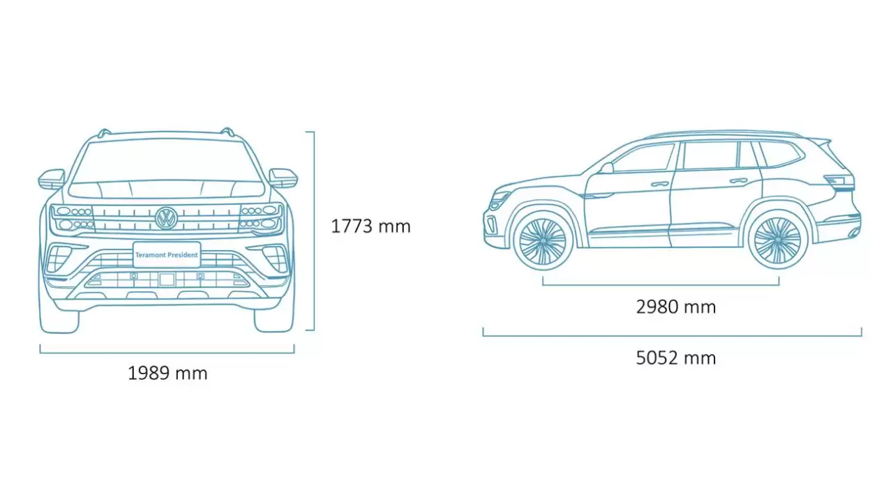 VW Teramont President Vip – Màu Đen