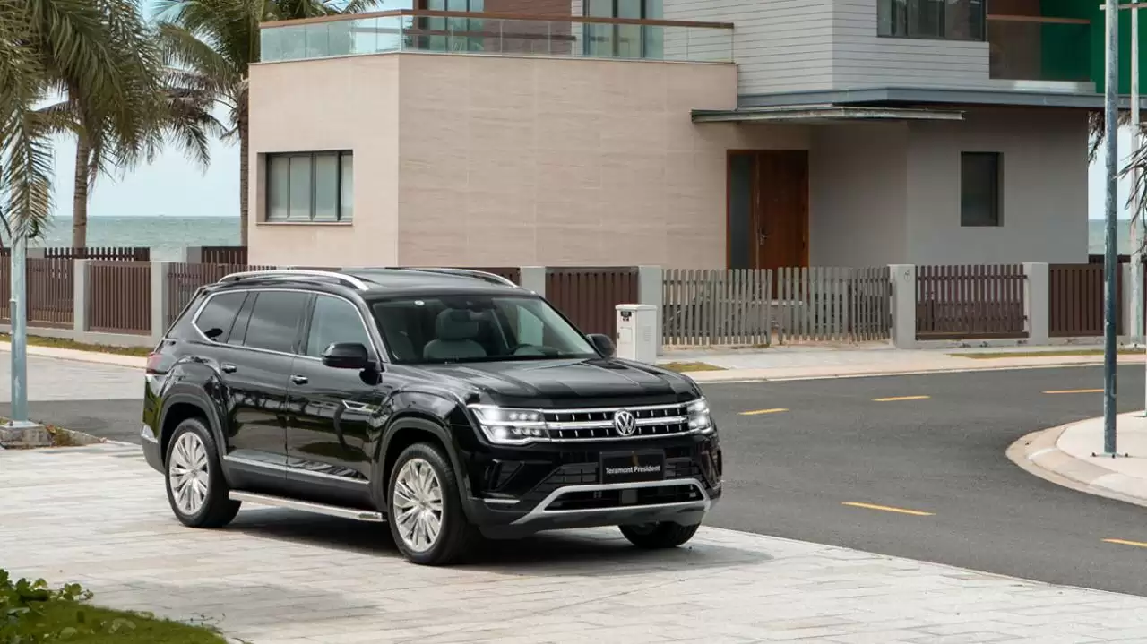 VW Teramont President Vip &#8211; Màu Xanh